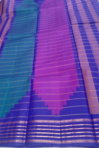 THIRUBHUVANAM HF ZARI SILK SAREE 550 MTS